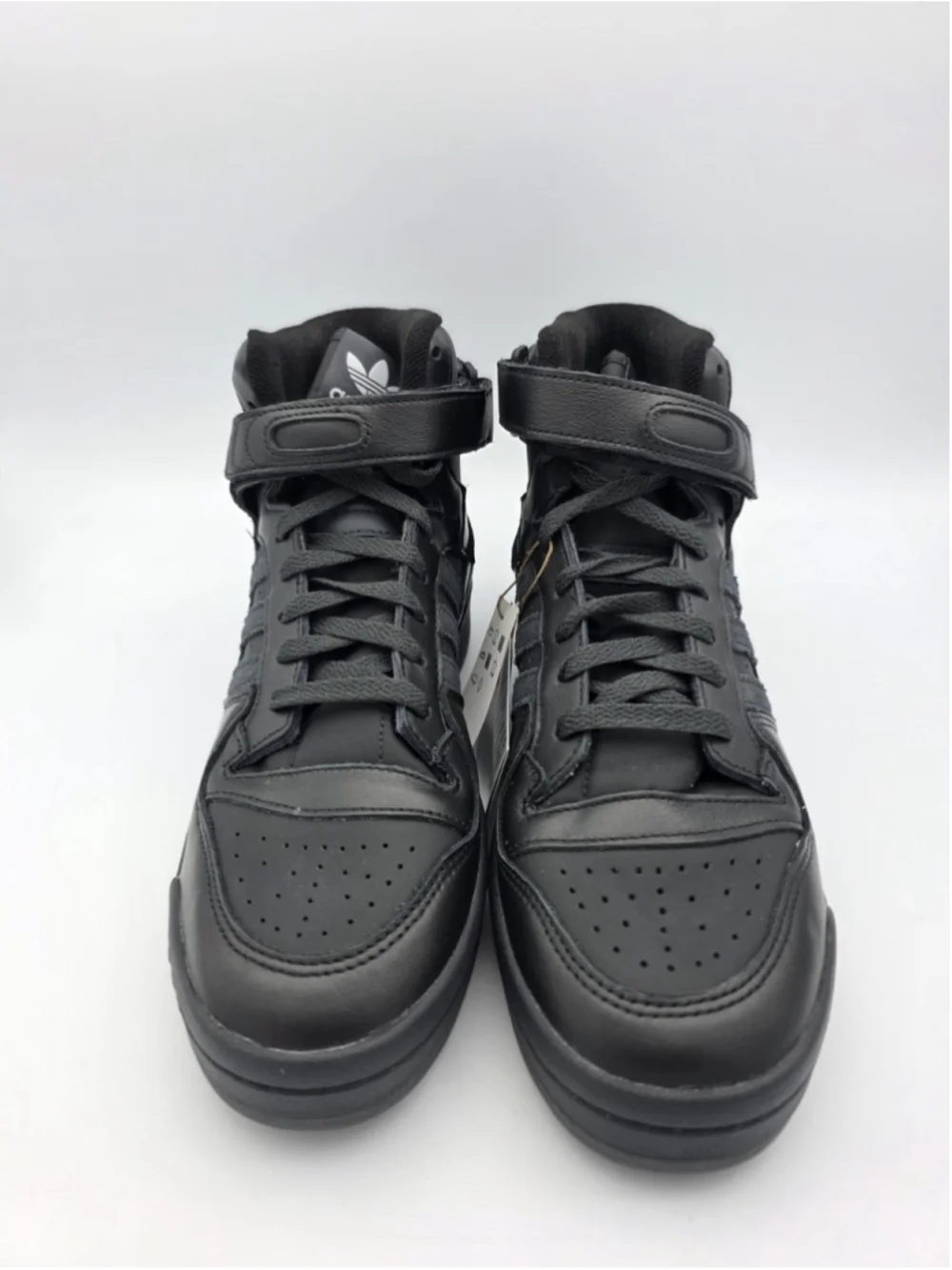 Adidas Forum 84 High Leather Sneakers Black Gold ID7315 Men's Size 10